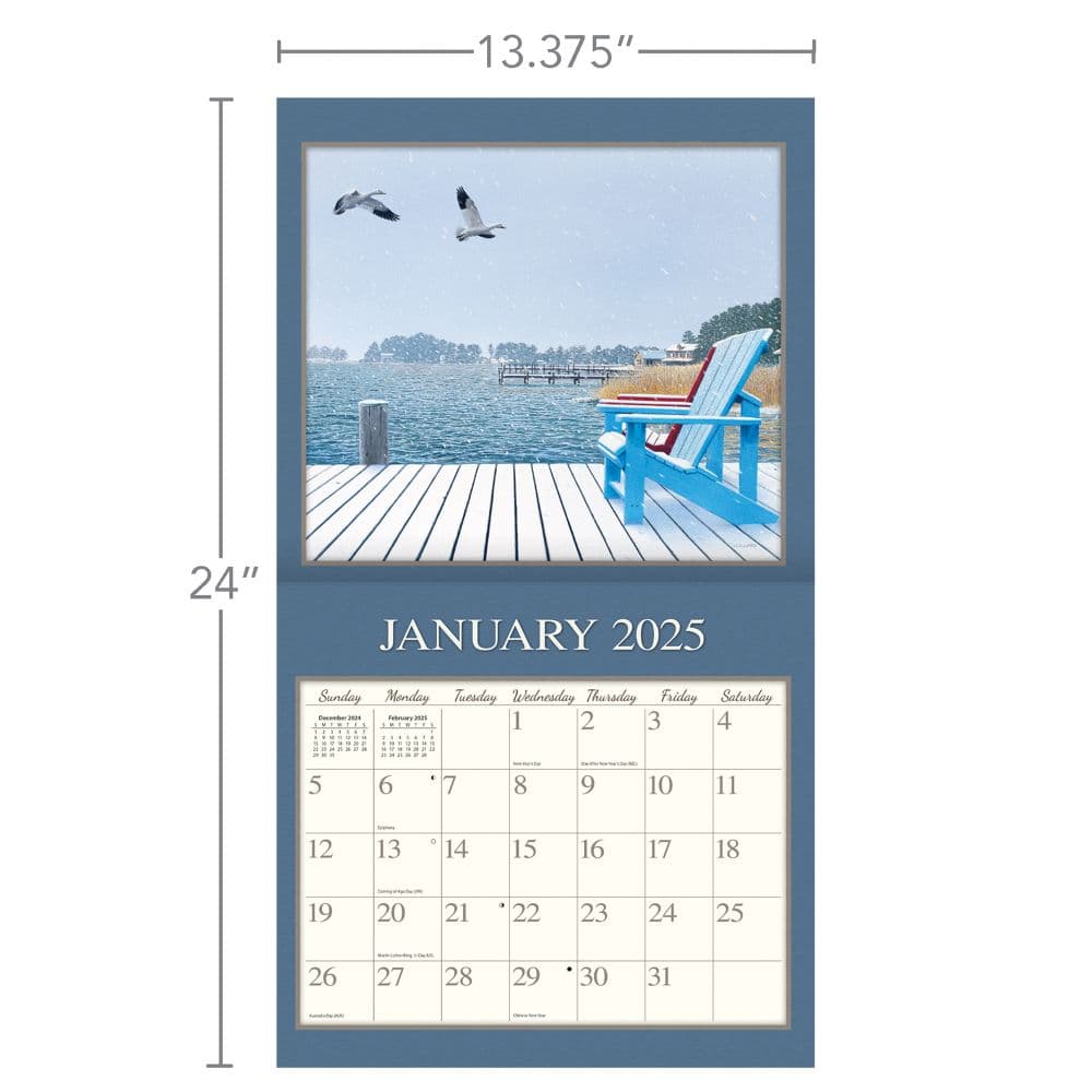 Cottage Country 2025 Wall Calendar by David Ward_ALT6