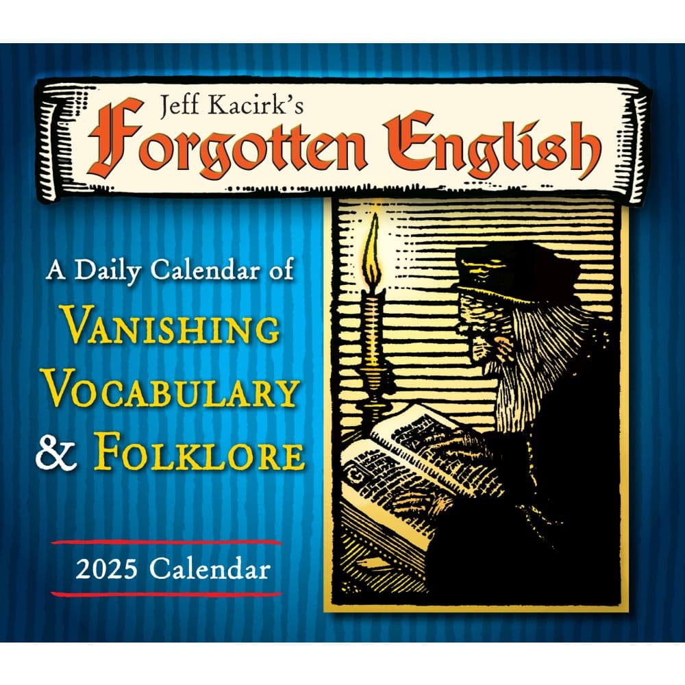 Forgotten English 2025 Desk Calendar Fifth Alternate Image width=&quot;1000&quot; height=&quot;1000&quot;