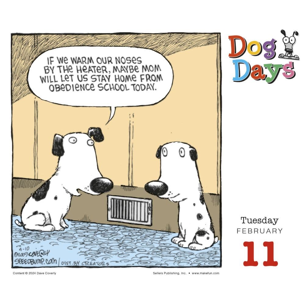 Dog Days 2025 Desk Calendar by Dave Coverly Third Alternate Image width=&quot;1000&quot; height=&quot;1000&quot;