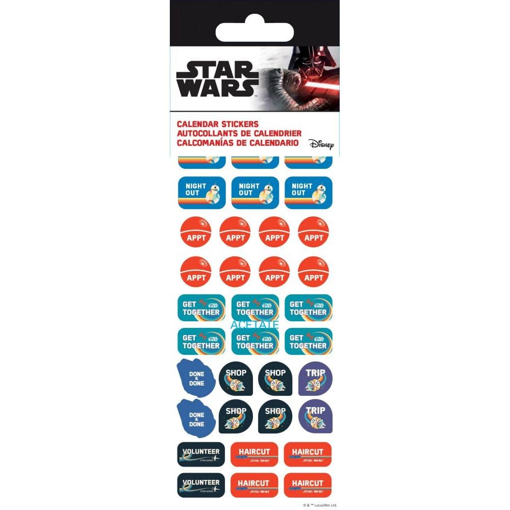 Star Wars Reminder Stickers Main Image