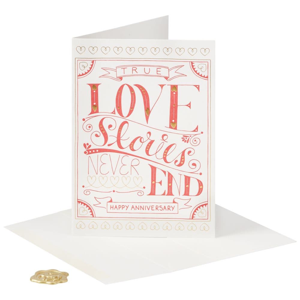 True Love Stories Anniversary Card Seventh Alternate Image width=&quot;1000&quot; height=&quot;1000&quot;