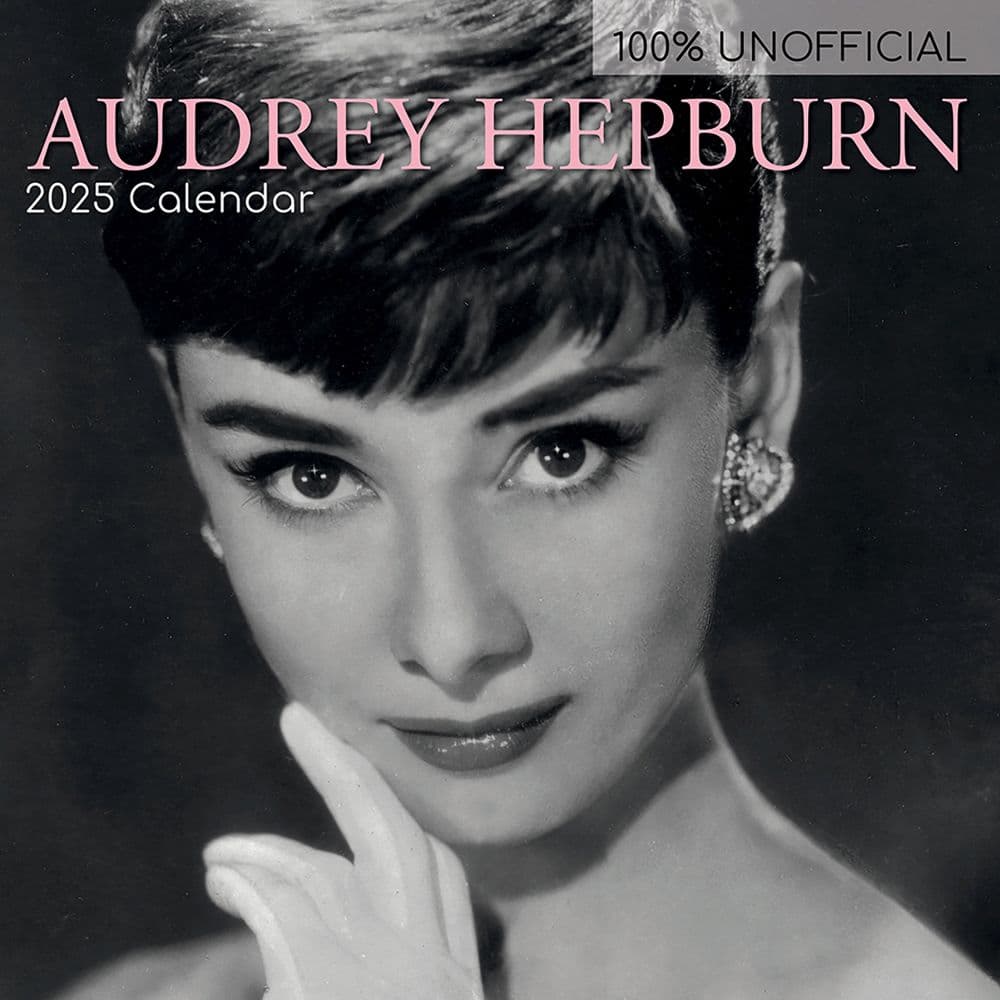 Audrey Hepburn 2025 Wall Calendar Main Product Image width=&quot;1000&quot; height=&quot;1000&quot;