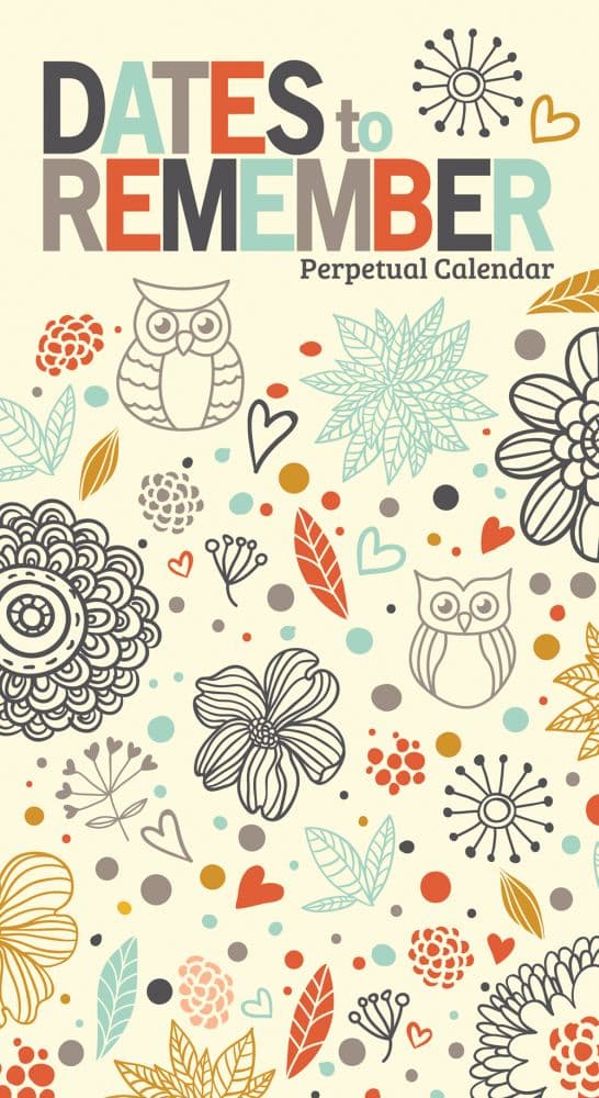 Dates to Remember Perpetual Wall Calendar Main Image