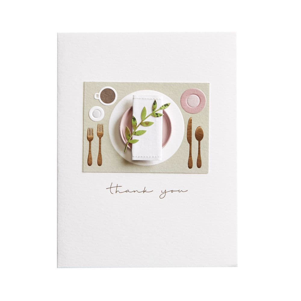 Table Setting Thank You Card First Alternate Image width=&quot;1000&quot; height=&quot;1000&quot;