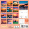 image Sunsets 2024 Mini Wall Calendar Alternate Image 1