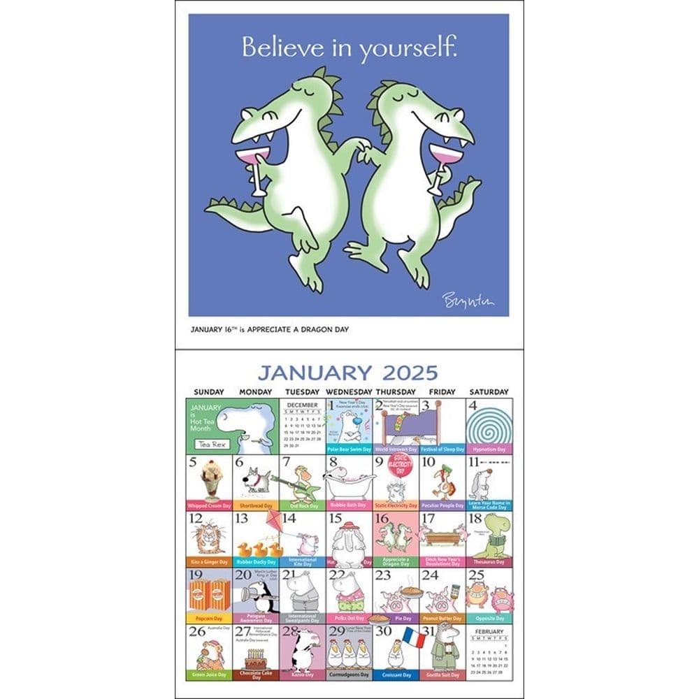 Every Days a Fabulous Holiday 2025 Wall Calendar First Alternate Image width=&quot;1000&quot; height=&quot;1000&quot;