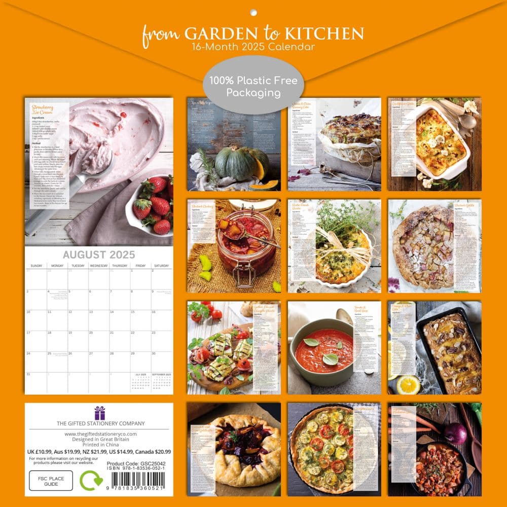 Garden to Kitchen 2025 Wall Calendar First Alternate Image width=&quot;1000&quot; height=&quot;1000&quot;