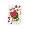 image Bee My Valentine Valentine&#39;s Day Card front