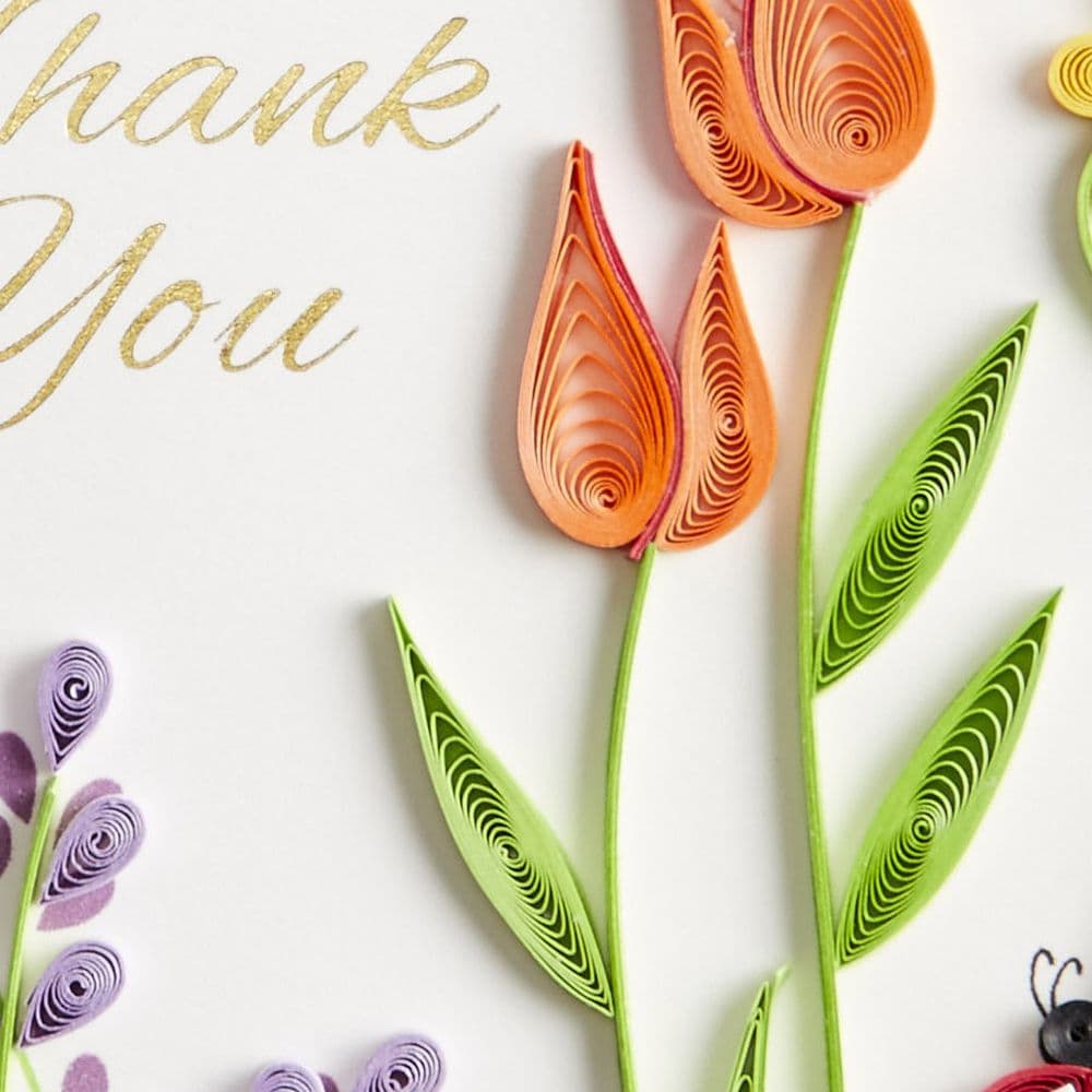 Gardening Quilling Thank You Card Fourth Alternate Image width=&quot;1000&quot; height=&quot;1000&quot;