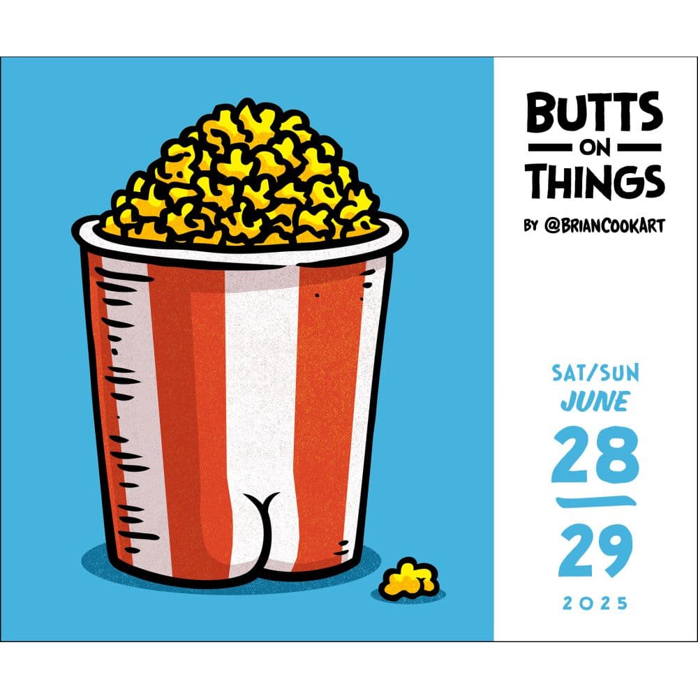 Butts on Things 2025 Desk Calendar Third Alternate Image width=&quot;1000&quot; height=&quot;1000&quot;