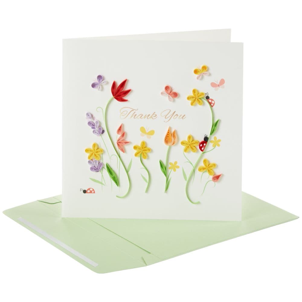 Gardening Quilling Thank You Card Seventh Alternate Image width=&quot;1000&quot; height=&quot;1000&quot;