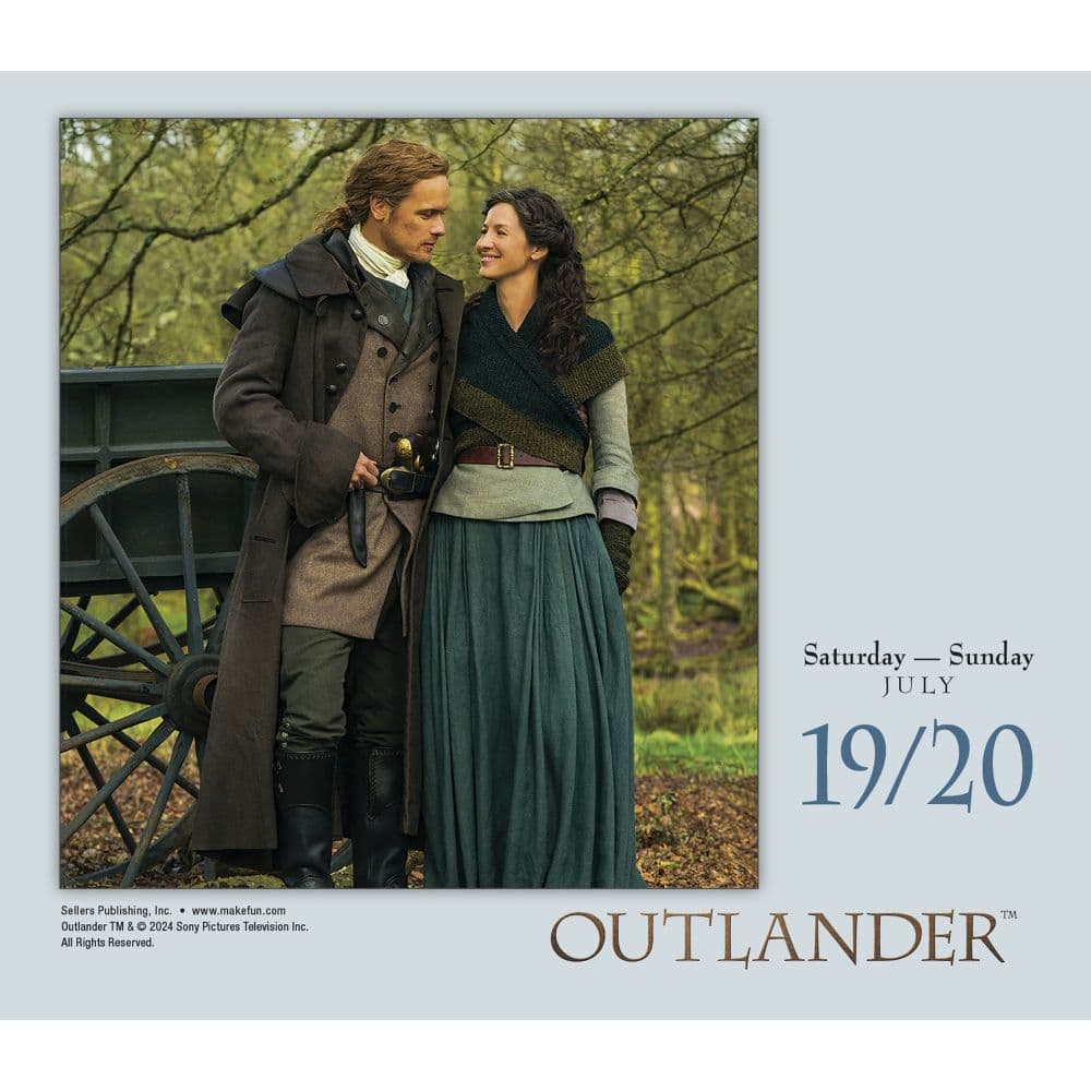 Outlander 2025 Desk Calendar Third Alternate Image width=&quot;1000&quot; height=&quot;1000&quot;