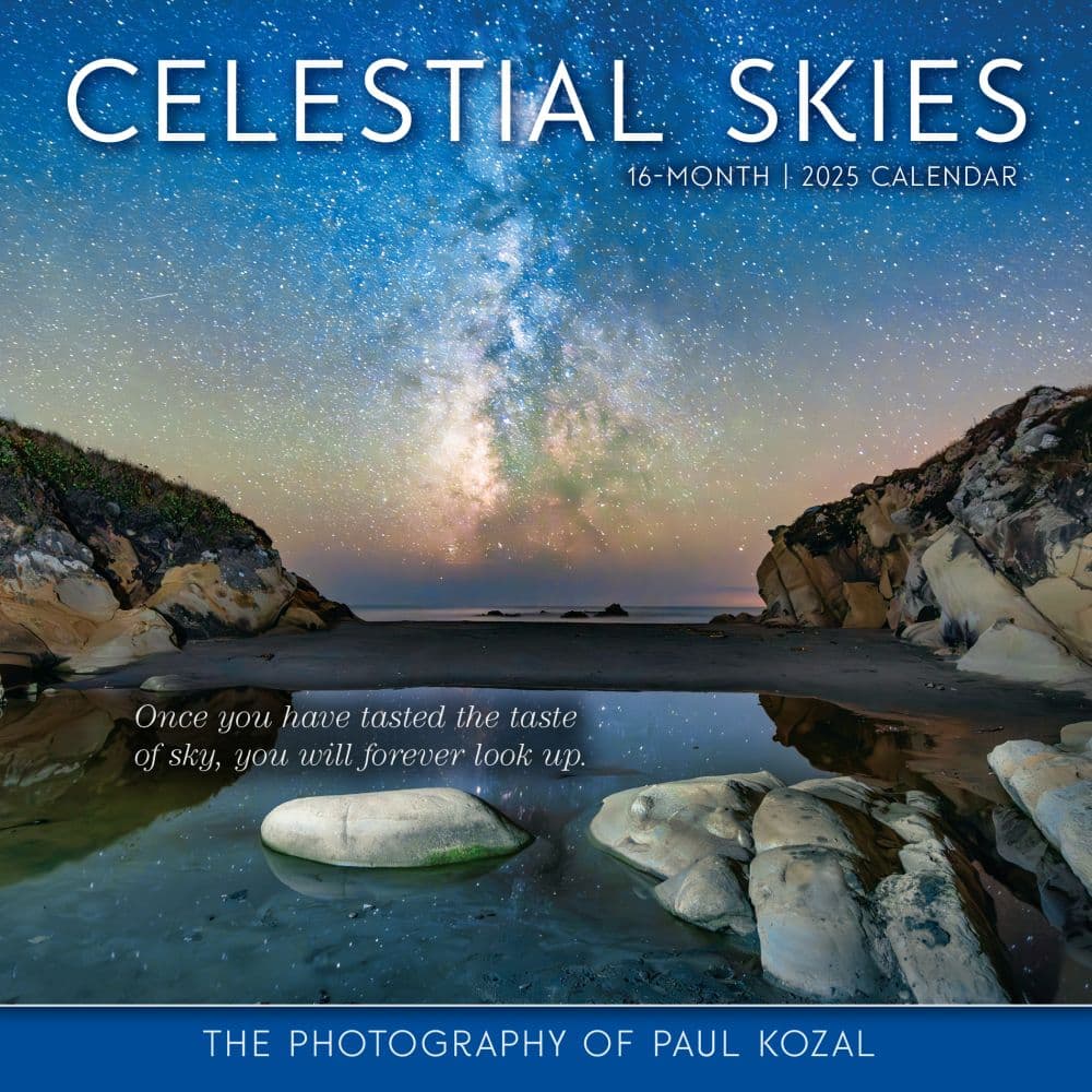 Celestial Skies by Paul Kozal 2025 Wall Calendar Main Product Image width=&quot;1000&quot; height=&quot;1000&quot;