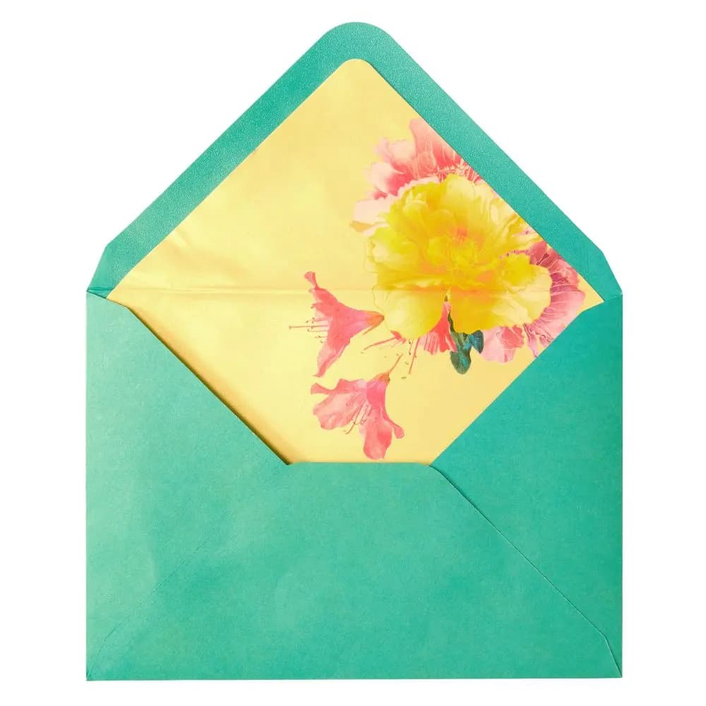 Tropical Drink Mother&#39;s Day Card envelope