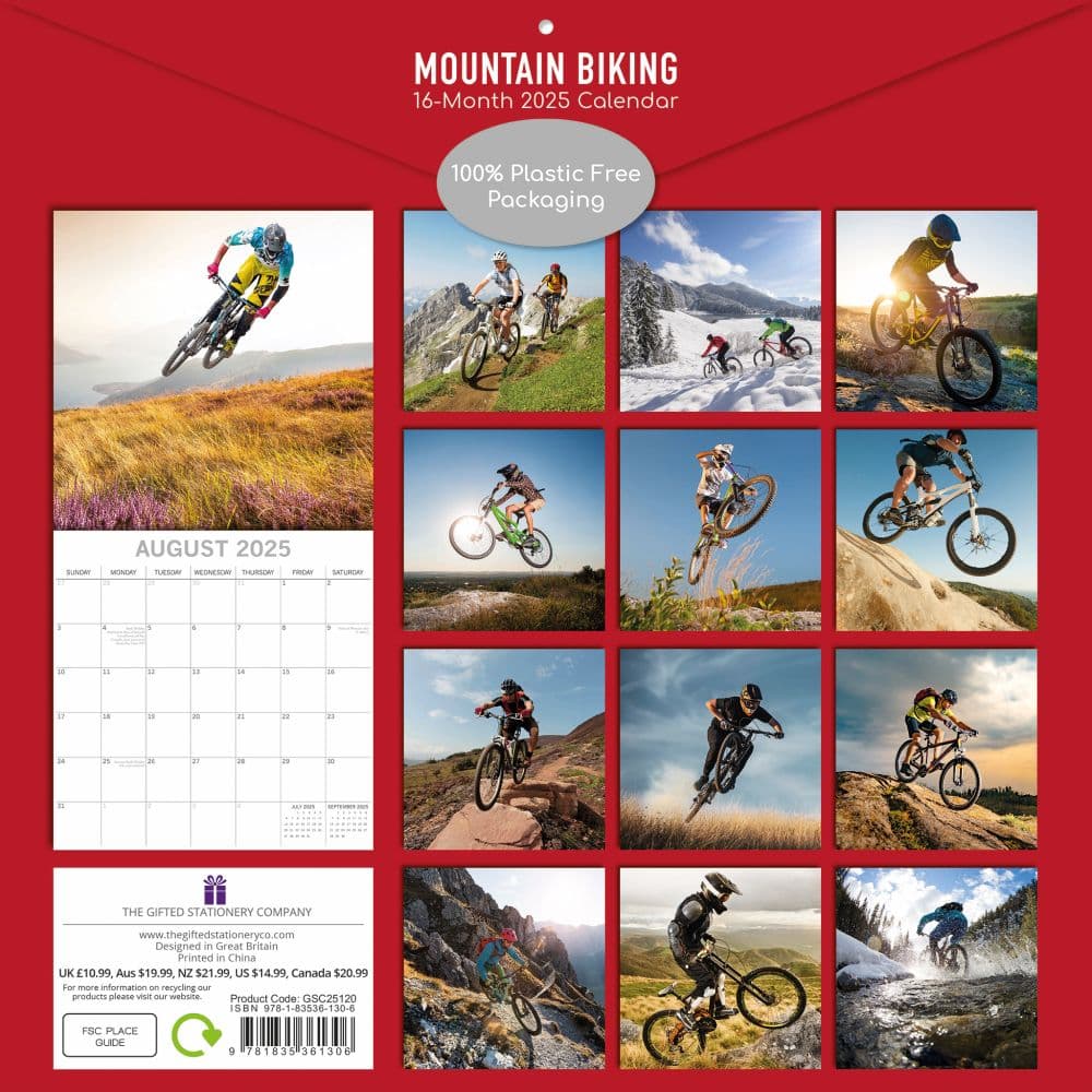 Mountain Biking 2025 Wall Calendar First Alternate Image width=&quot;1000&quot; height=&quot;1000&quot;