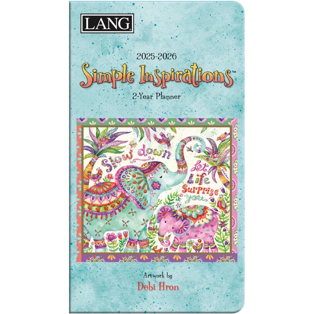 Simple Inspirations 2025 2 Year Pocket Planner by Debi Hron_Main Image
