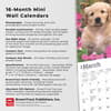 image Golden Retriever Puppies 2025 Mini Wall Calendar