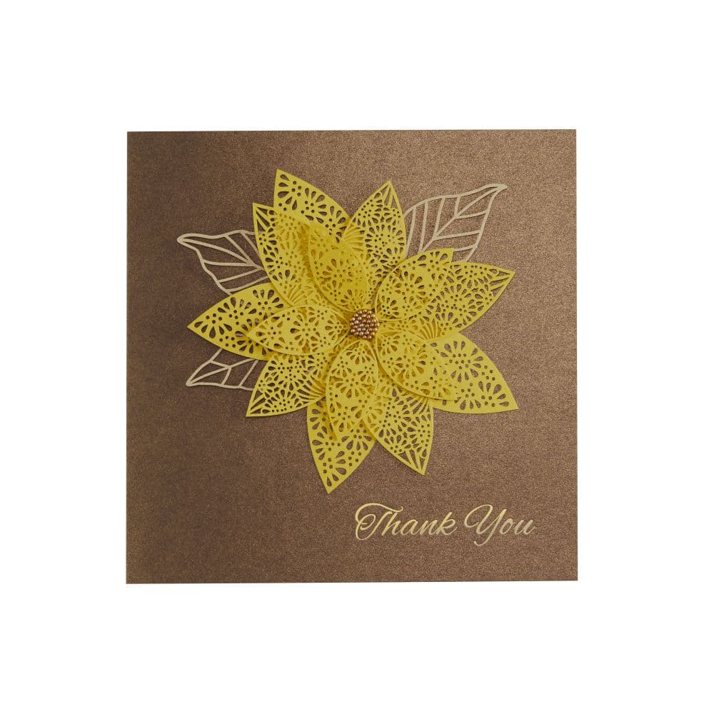 Laser Floral Thank You Card First Alternate Image width=&quot;1000&quot; height=&quot;1000&quot;
