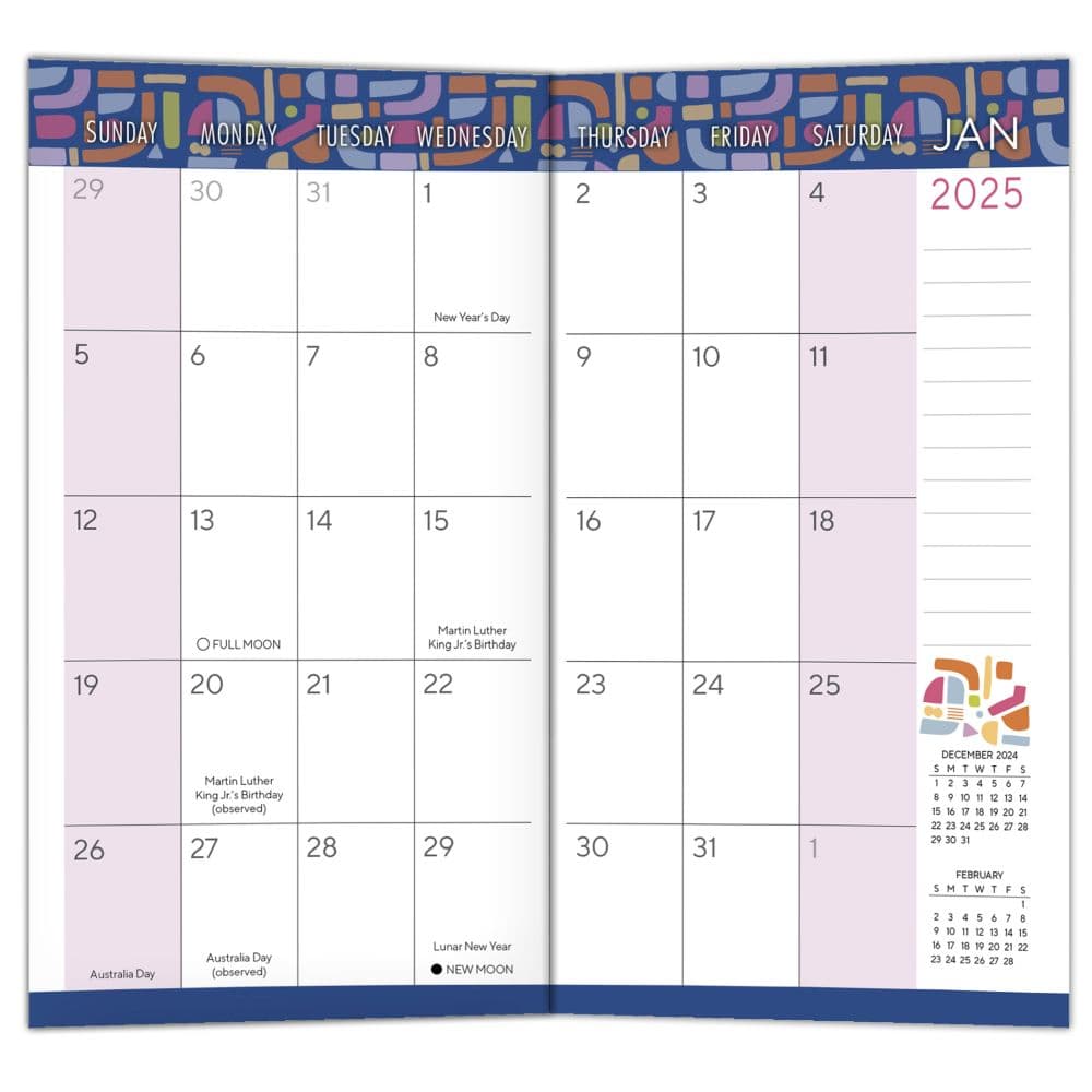 Groovy Noodles 2025 2-Year Pocket Planner Fourth Alternate Image width=&quot;1000&quot; height=&quot;1000&quot;
