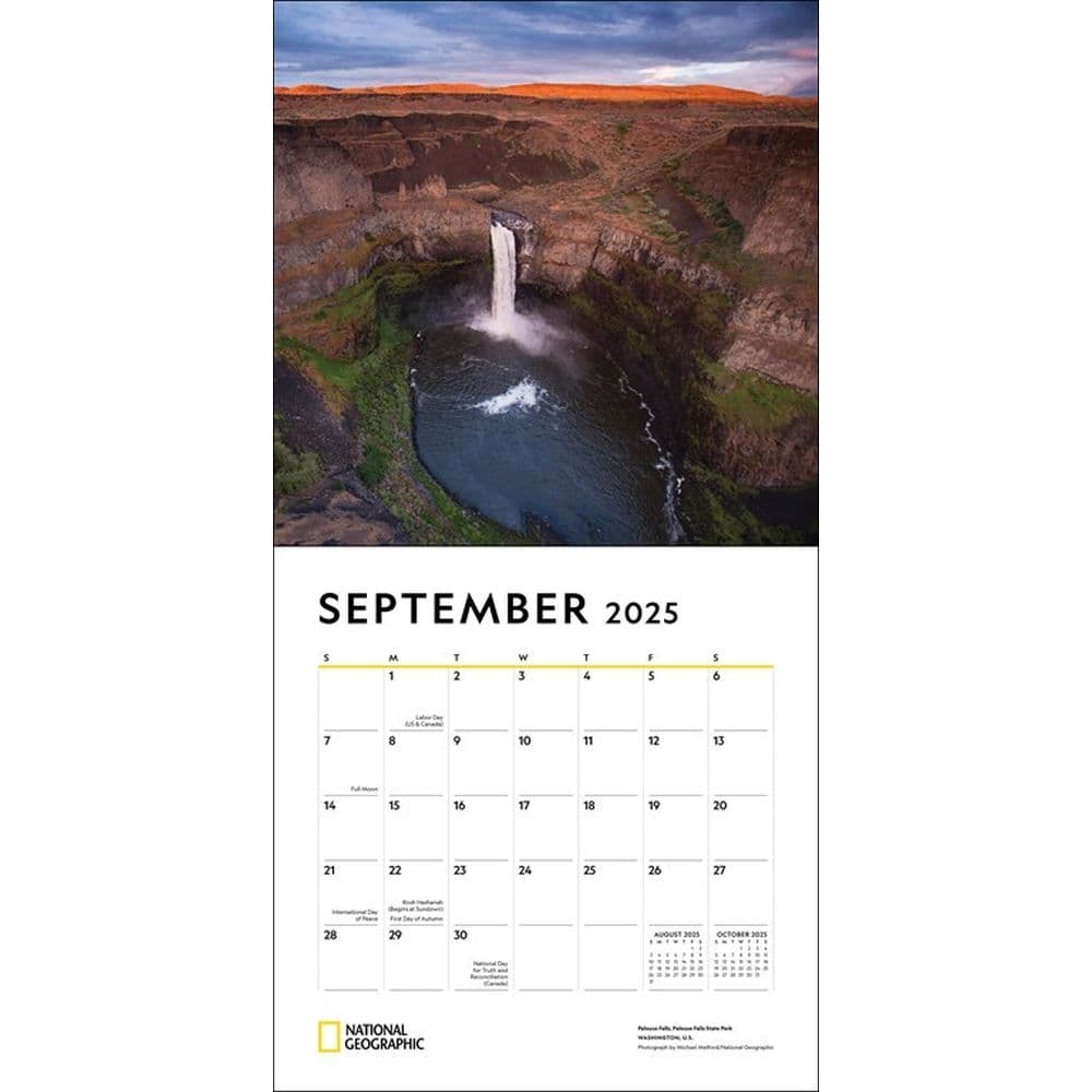 American Landscapes National Geographic 2025 Wall Calendar Fourth Alternate Image width=&quot;1000&quot; height=&quot;1000&quot;