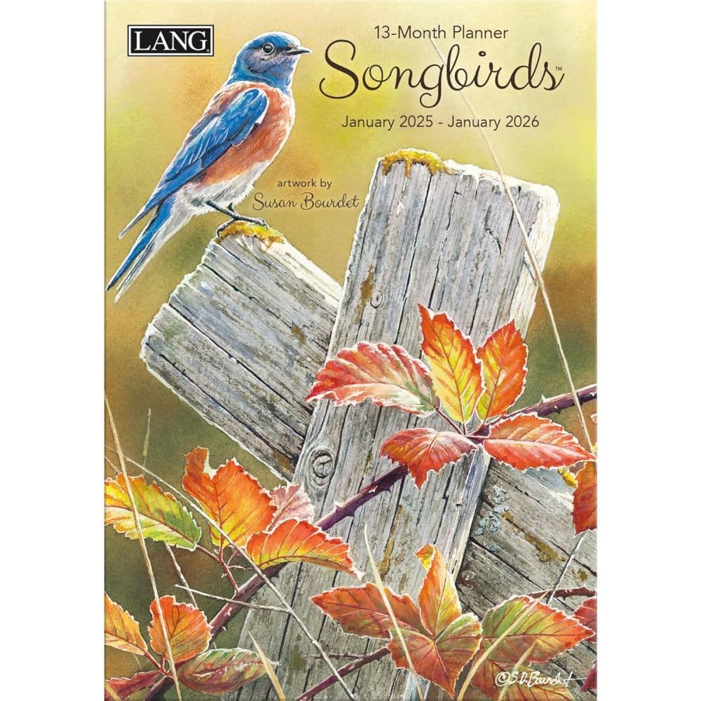 Songbirds by Susan Winget 2025 Monthly Planner Main Product Image width=&quot;1000&quot; height=&quot;1000&quot;