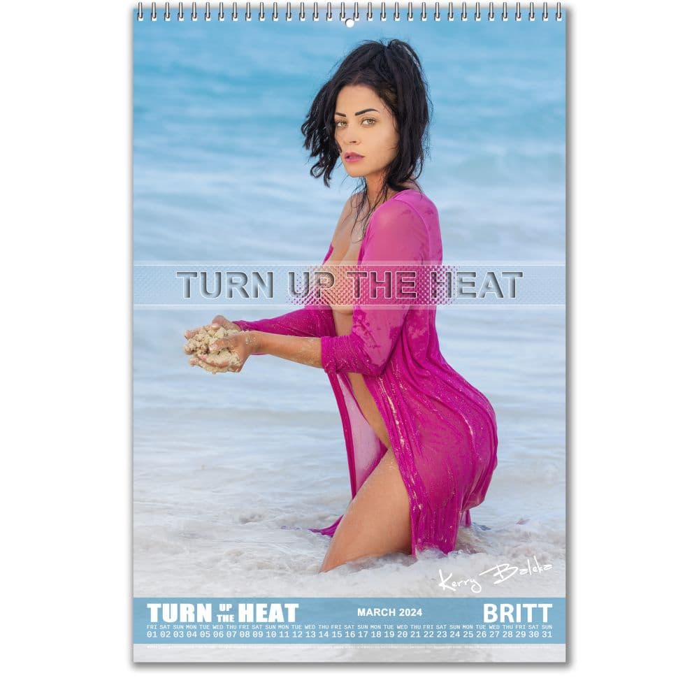 Turn Up the Heat 2024 Wall Calendar Fourth Alternate Image width=&quot;1000&quot; height=&quot;1000&quot;