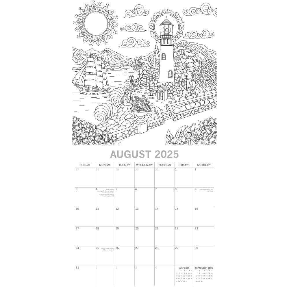 Colouring 2025 Wall Calendar Third Alternate Image width=&quot;1000&quot; height=&quot;1000&quot;