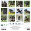 image Friesians Horses 2025 Wall Calendar