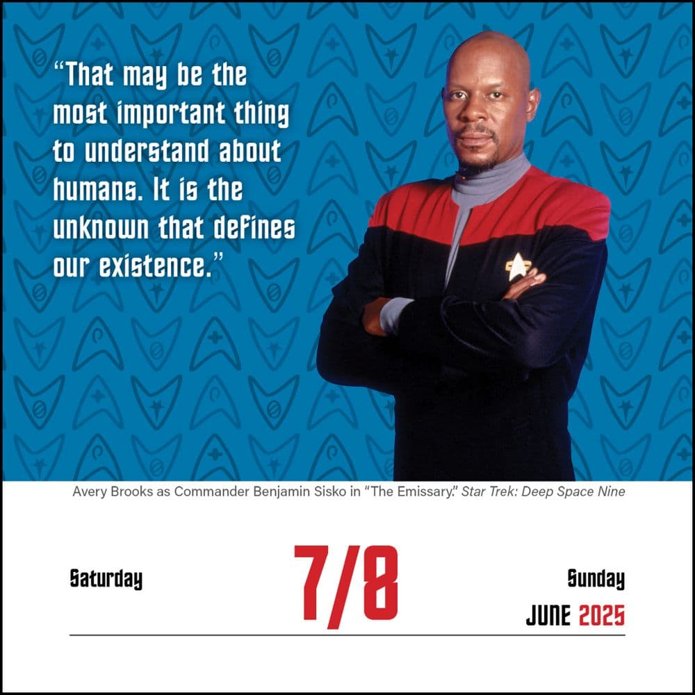 Star Trek 2025 Desk Calendar Third Alternate Image width=&quot;1000&quot; height=&quot;1000&quot;