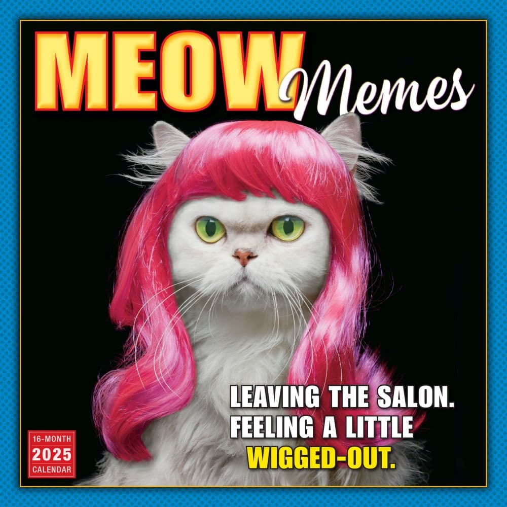 Meow Memes 2025 Wall Calendar Main Product Image width=&quot;1000&quot; height=&quot;1000&quot;