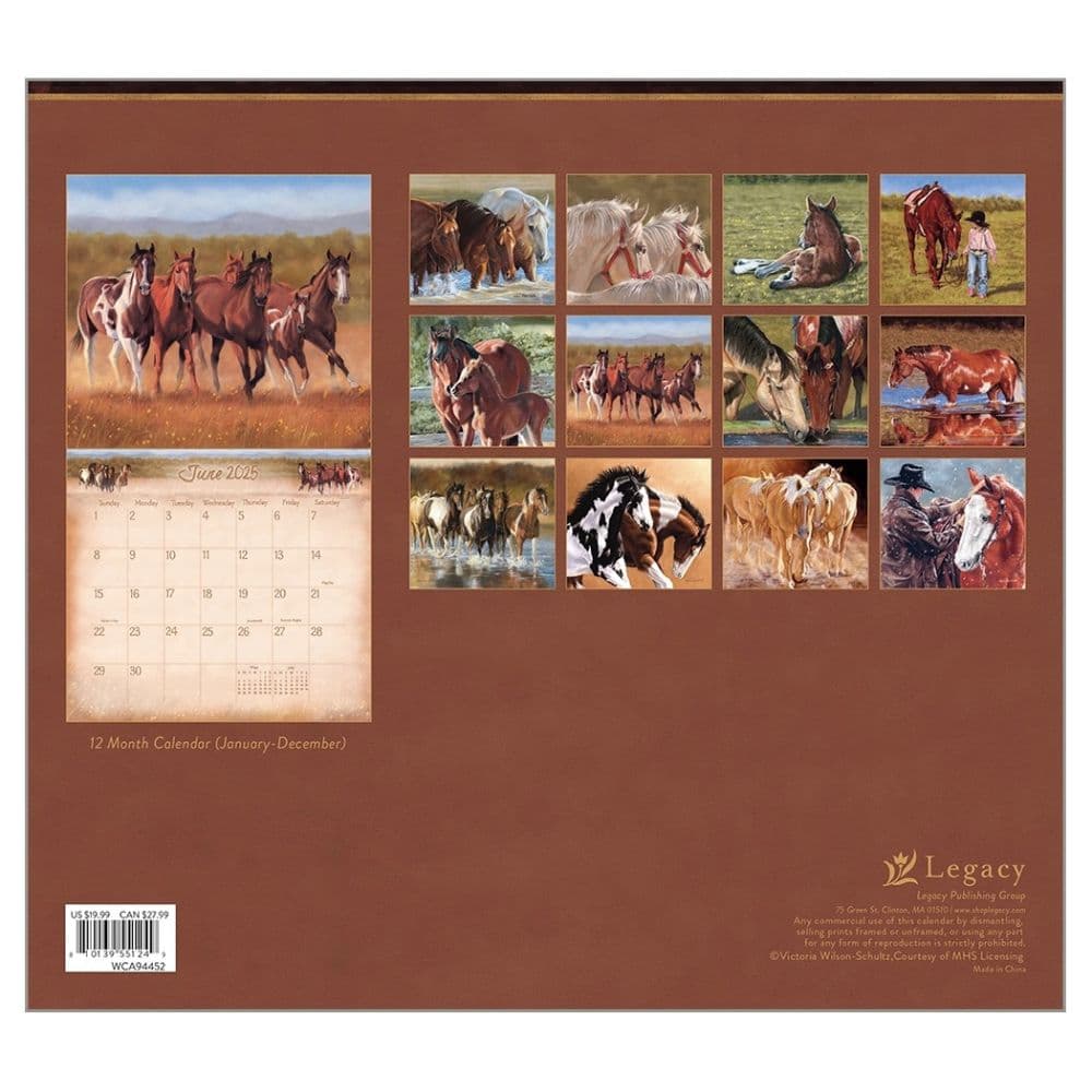 Horses by Hautman Brothers 2025 Wall Calendar First Alternate Image width=&quot;1000&quot; height=&quot;1000&quot;