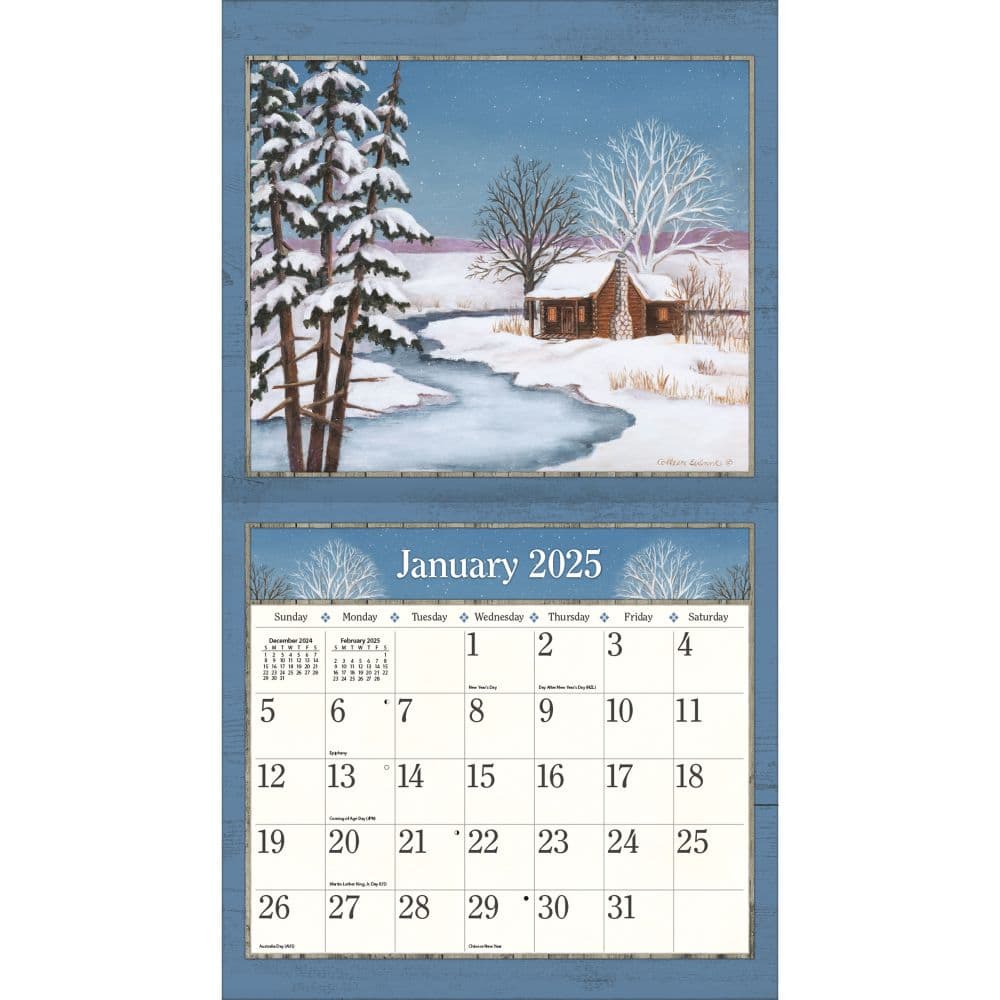 Country Living 2025 Wall Calendar by Colleen Eubanks_ALT2
