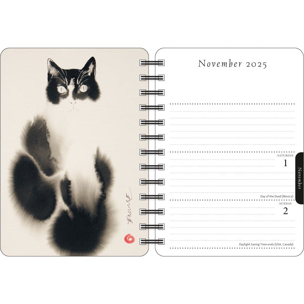 Artful Cat Weekly 2025 Planner Second Alternate Image width=&quot;1000&quot; height=&quot;1000&quot;