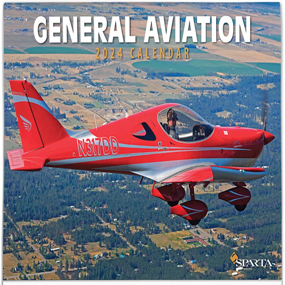 General Aviation Deluxe 2024 Wall Calendar Main Product Image width=&quot;1000&quot; height=&quot;1000&quot;