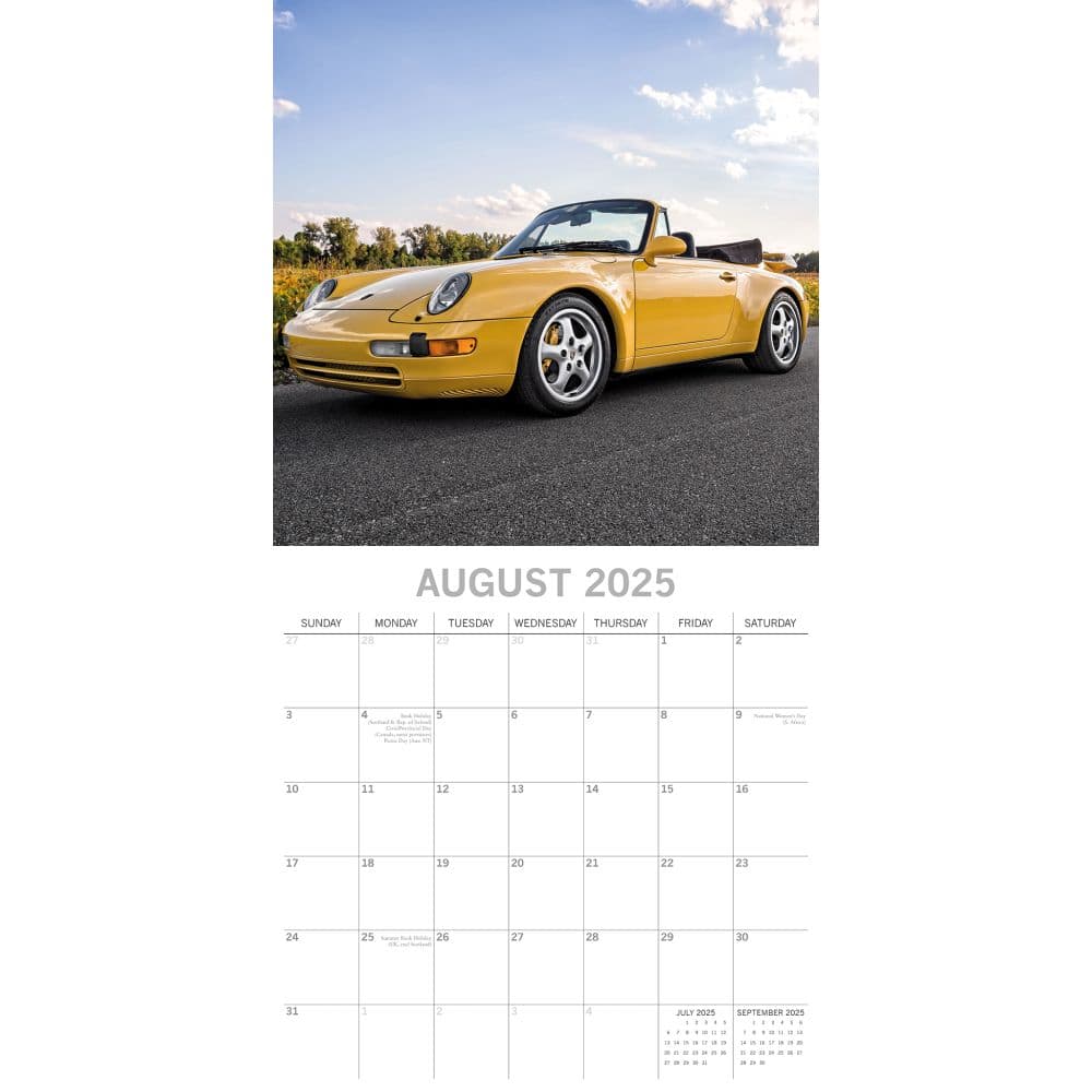 Porsche 2025 Wall Calendar Third Alternate Image width=&quot;1000&quot; height=&quot;1000&quot;