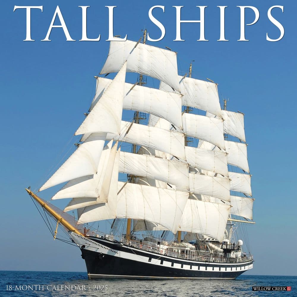 Tall Ships 2025 Wall Calendar  Main Image