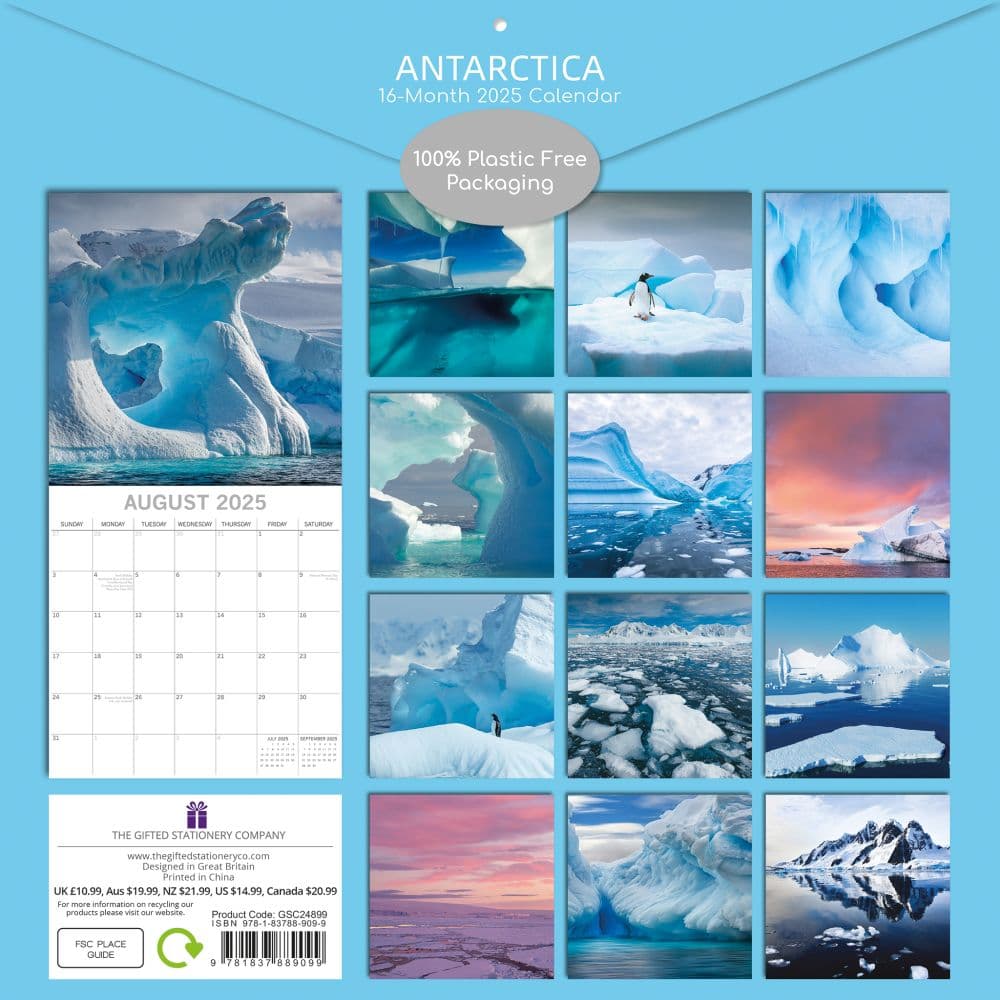 Antarctica 2025 Wall Calendar First Alternate Image width=&quot;1000&quot; height=&quot;1000&quot;