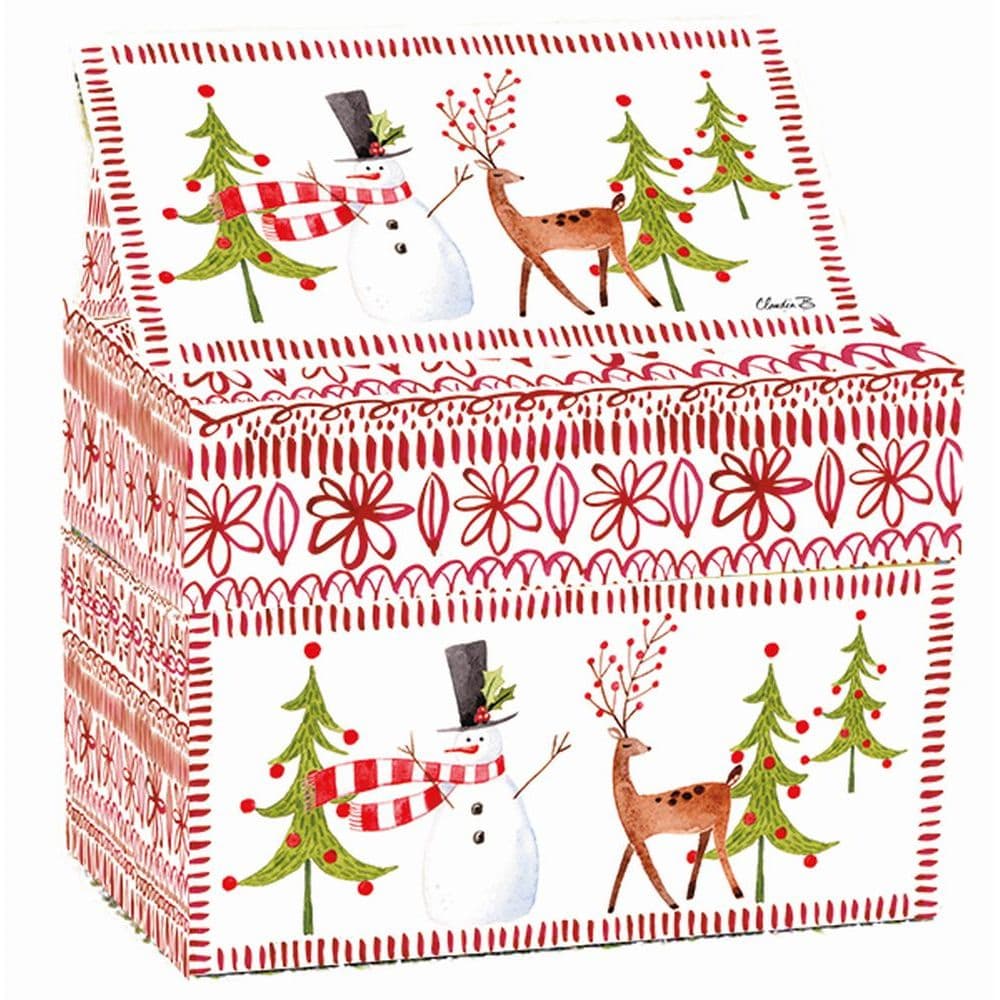 Whimsy Winter Recipe Card Box Main Image