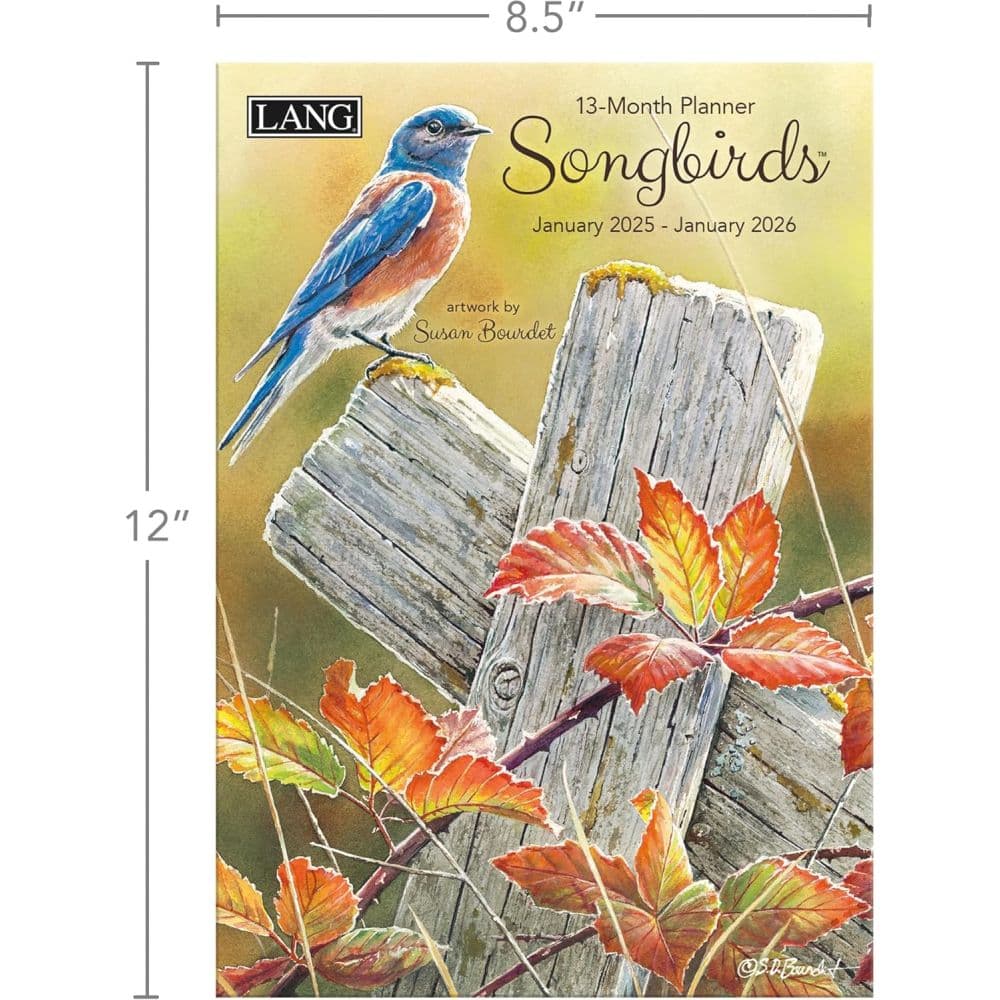 Songbirds by Susan Winget 2025 Monthly Planner Seventh Alternate Image width=&quot;1000&quot; height=&quot;1000&quot;
