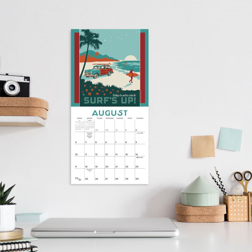 Seaside Paradise by Anderson Design 2025 Mini Wall Calendar Fourth Alternate Image width=&quot;1000&quot; height=&quot;1000&quot;