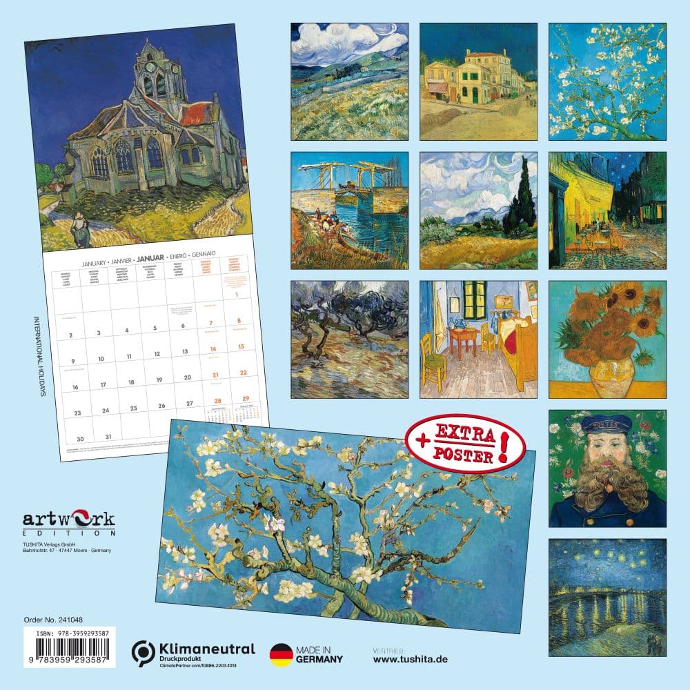 Van Gogh 2024 Wall Calendar First Alternate Image width=&quot;1000&quot; height=&quot;1000&quot;