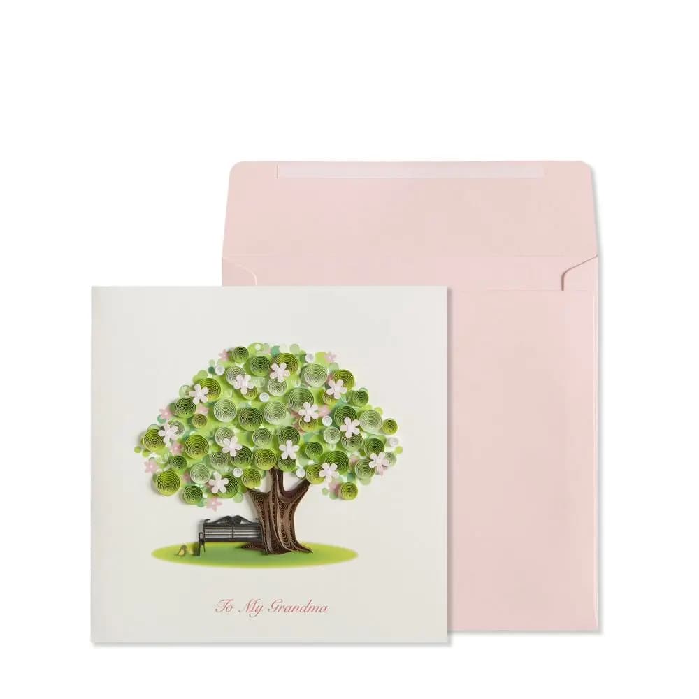 image Tree with Bench Mother&#39;s Day Card
