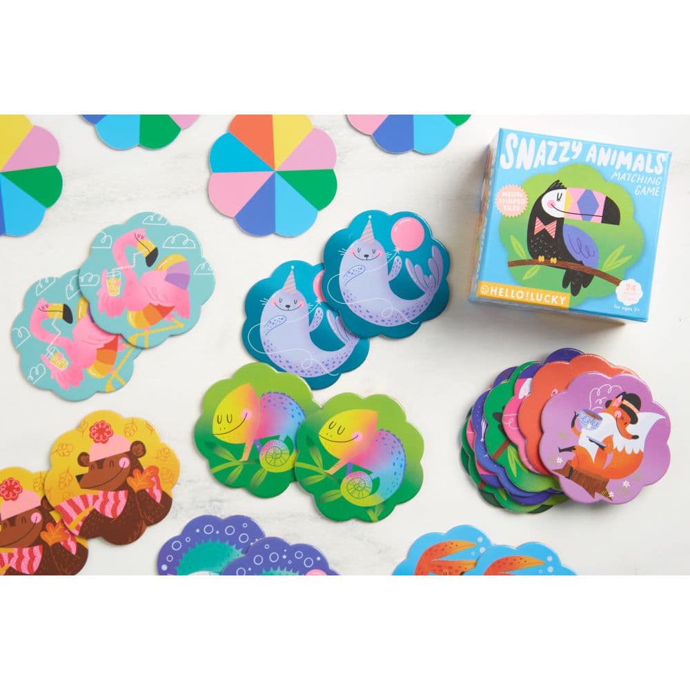 Hello Lucky Snazzy Animals Matching Game Alt4