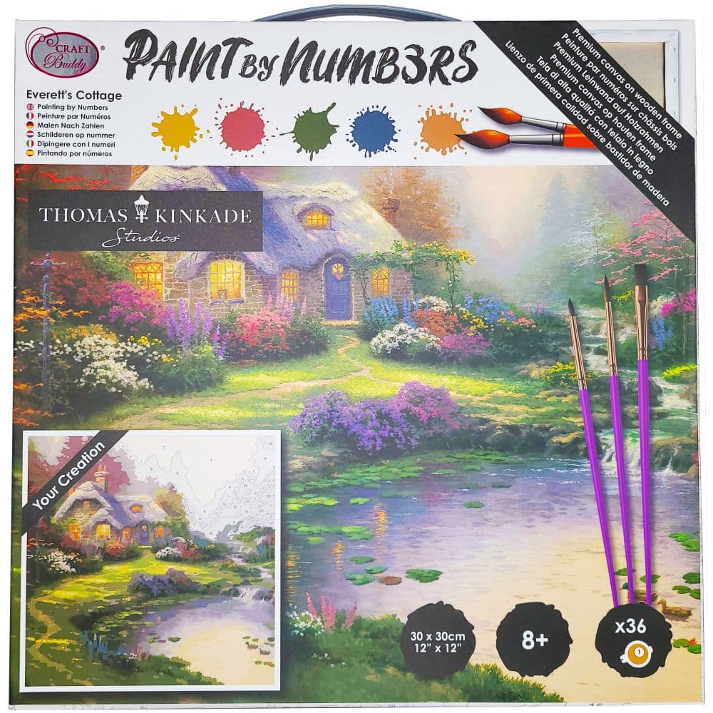 Kinkade Everett Paint by Number Kit Main Product Image width=&quot;1000&quot; height=&quot;1000&quot;