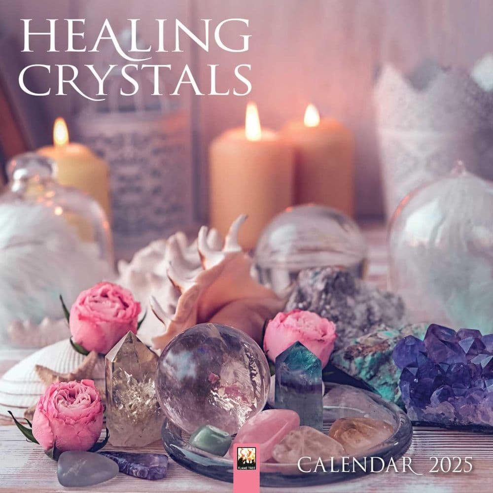 Healing Crystals 2025 Wall Calendar Main Product Image width=&quot;1000&quot; height=&quot;1000&quot;