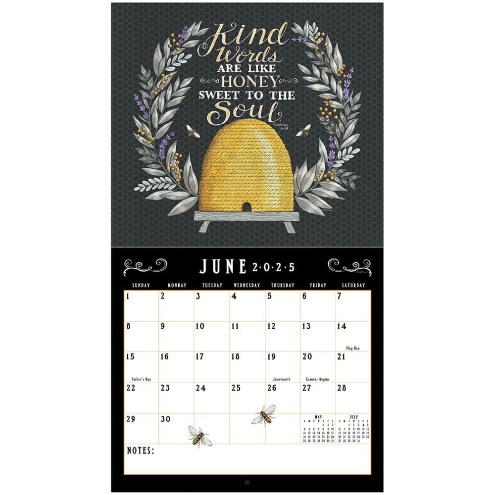 Bee-u-tiful Life 2025 Wall Calendar First Alternate Image width=&quot;1000&quot; height=&quot;1000&quot;