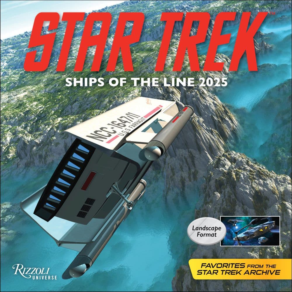 Star Trek Ships 2025 Wall Calendar Main Product Image width=&quot;1000&quot; height=&quot;1000&quot;