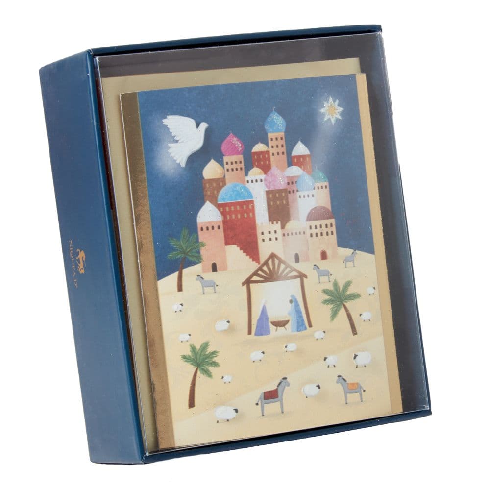 Colorful Nativity Scene 10 Count Boxed Christmas Cards Third Alternate Image width=&quot;1000&quot; height=&quot;1000&quot;