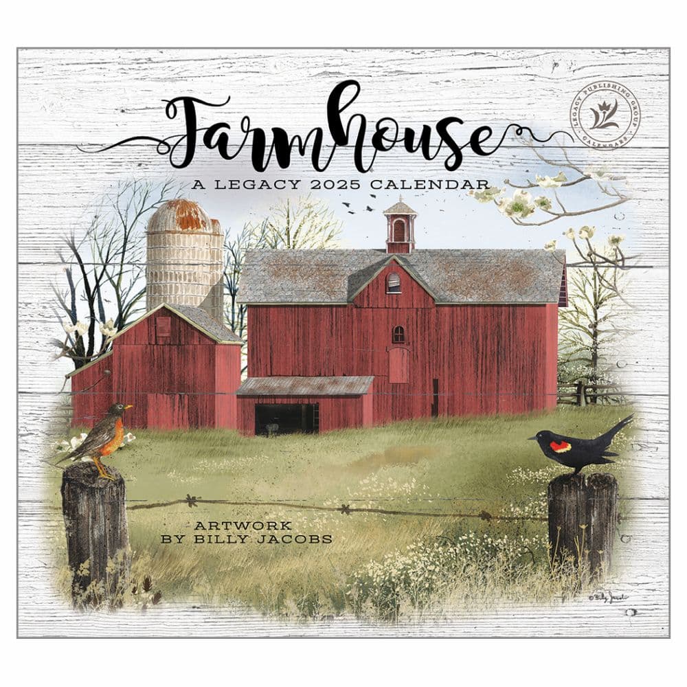 image Farmhouse 2025 Mini Wall Calendar Main Image