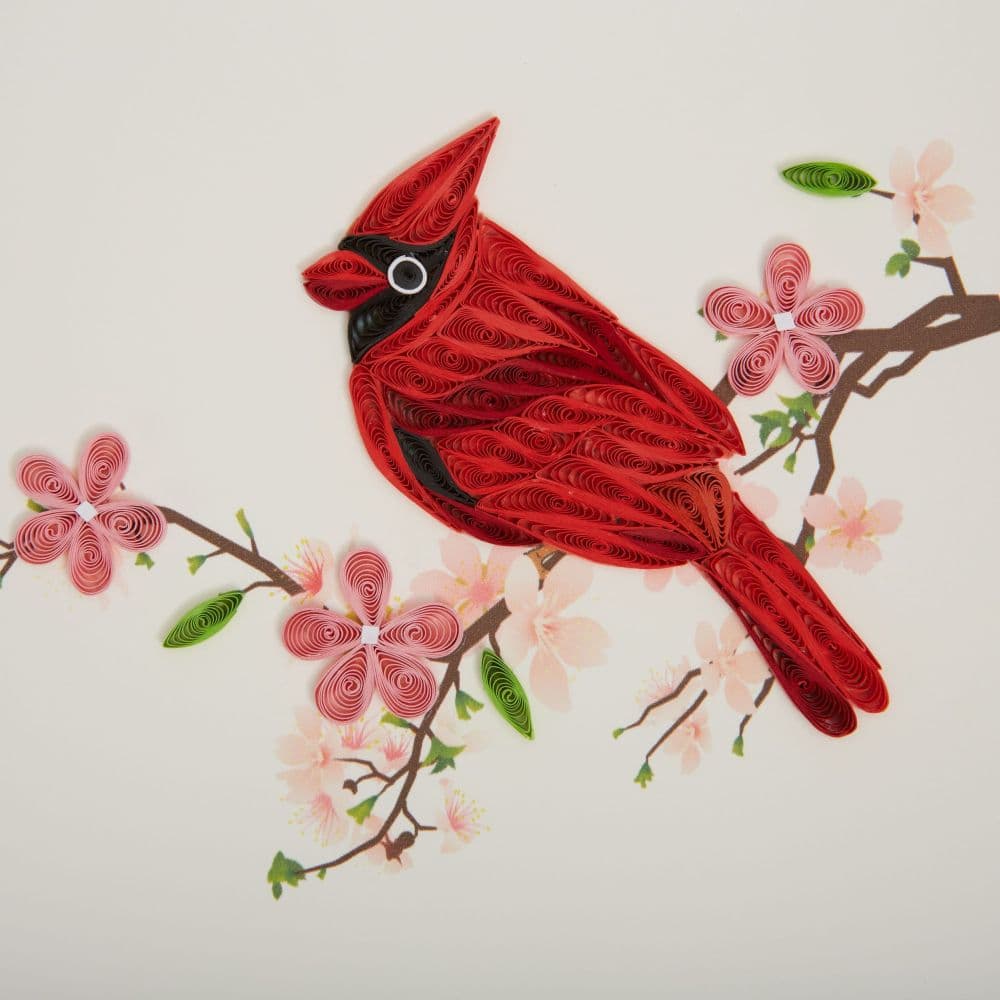 Cardinal Quilling Birthday Card Fourth Alternate Image width=&quot;1000&quot; height=&quot;1000&quot;